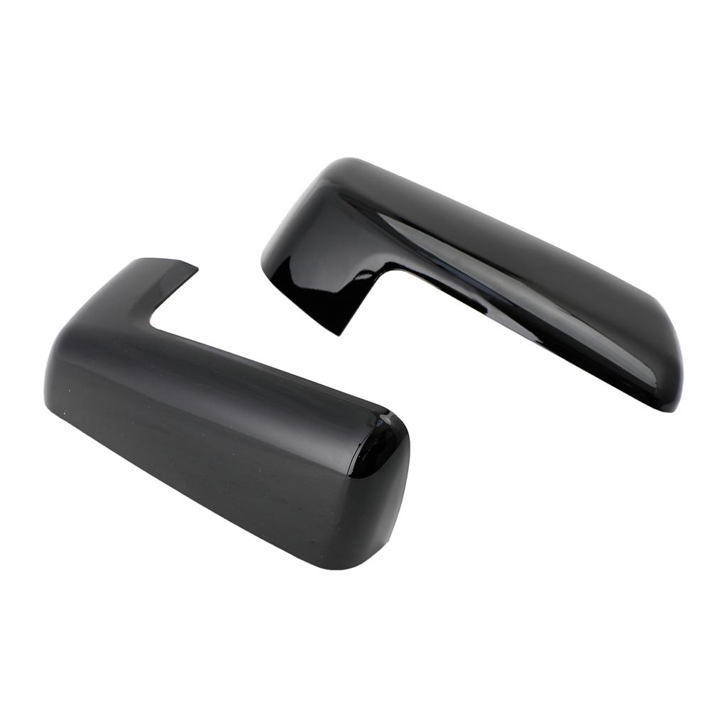 Glänzend Schwarze Spiegelkappenabdeckung Zierleisten Zubehör für Chevy Silverado 1500 2019-2022