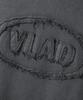 Vlad Cutoff Applique Hoodie_Charcoal