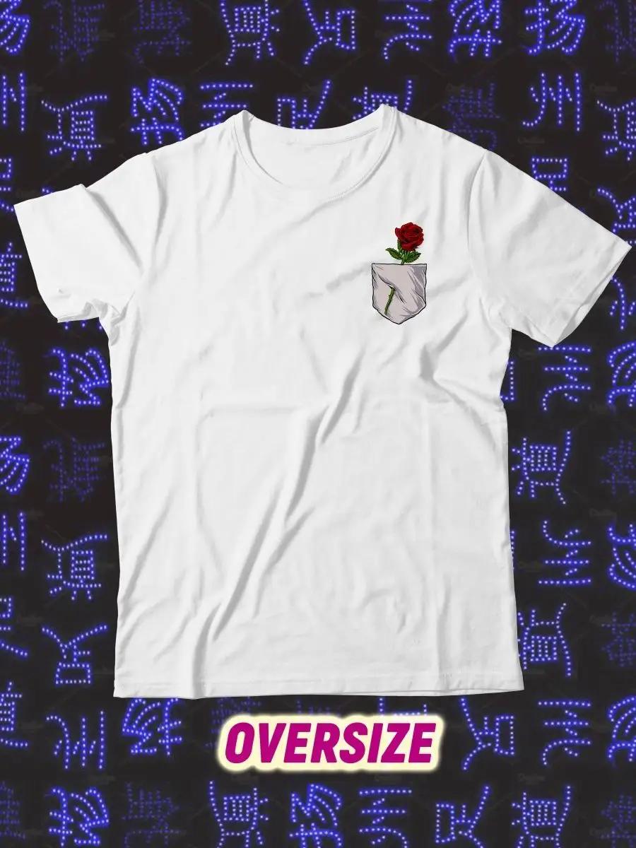 Oversized T-shirt with y2k moscow russia letter print M