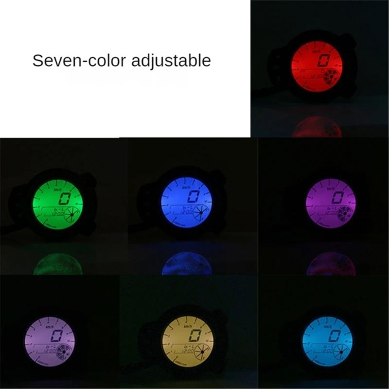 Easy Installation Motorcycle LCD Gauge Digital Meter Instrument Dustproof Odometer for BWS125 Real Time Data Monitoring