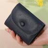 Pu Leather Card Holder Zipper Mini Coin Purse Soft Women's Wallet  Car Accessories