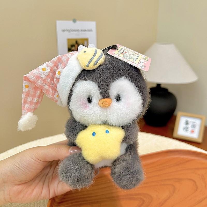 Cute Penguin Plush Toy Keychain With Fragrant Filling For Bag Decoration And Gifts