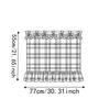 Ruffled Edge Christmas Oven Curtain Double Sided Appliance Dust Cover  Festive Cooking