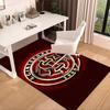 Intercontinental Football Crest Area Rug for Office, Chair Rug, Decorative Carpet Livingroom Mat, Large Size Fan gifts Christmas gifts