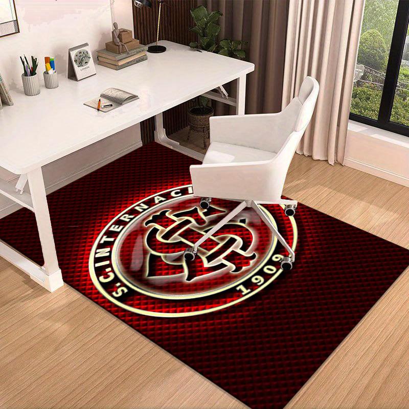 Intercontinental Football Crest Area Rug for Office, Chair Rug, Decorative Carpet Livingroom Mat, Large Size Fan gifts Christmas gifts