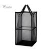 Storage Box Laundry Basket Easy to Carry Foldable Fine Mesh Organizer Portable Bathroom Folding Dirty Clothes Hamper Daily Use