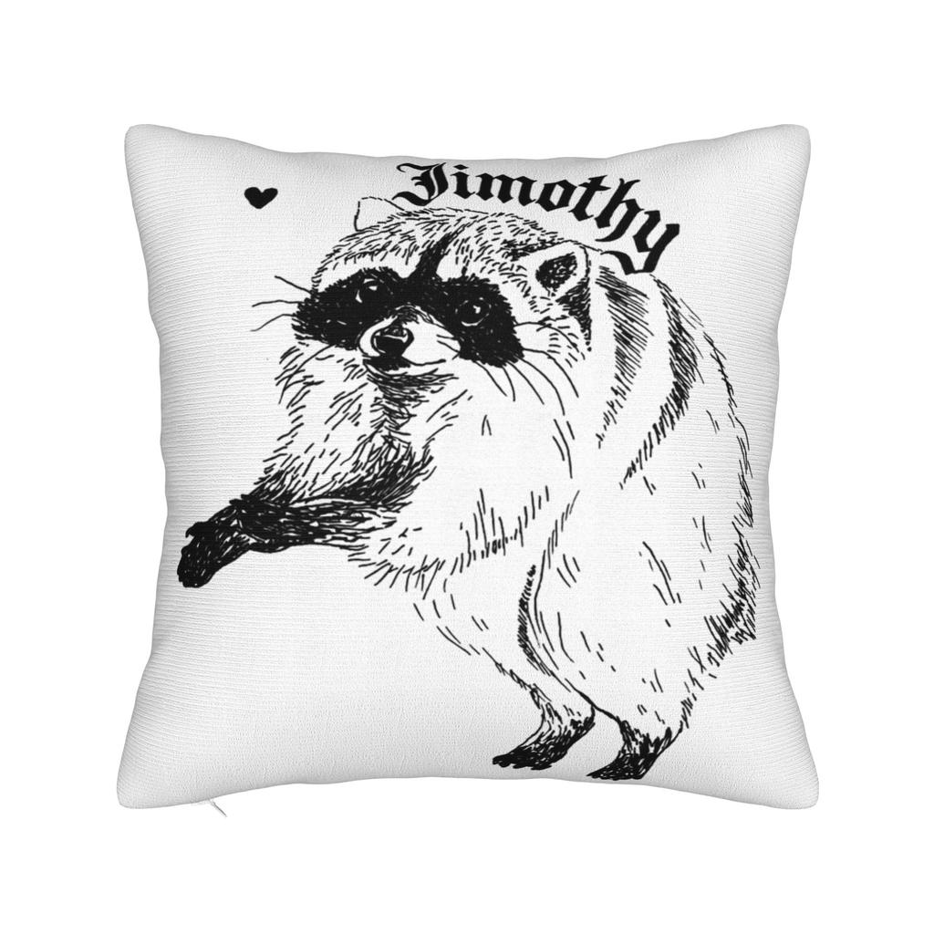 Jimothy Raccoon Pillowcase Product Printed Cushion Cover Decoration Throw Pillow Case Cover Home Multiple Sizes