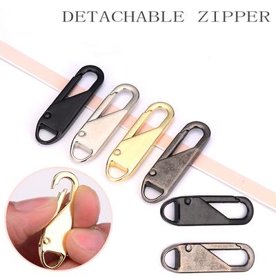10Pcs Metal Zipper Repair Kit Universal Instant Zipper Repair Replacement Zipper Slider Pull Tab DIY Craft Sewing Kits