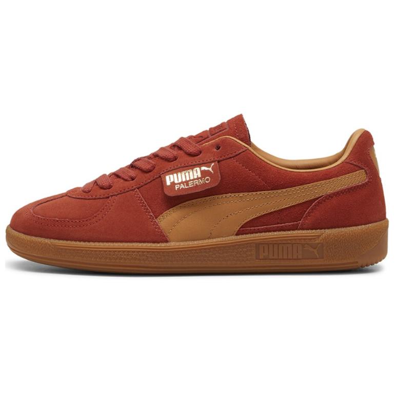 Puma Palermo Unisex Mars Red Caramel Latte 396463-24 EU 38