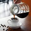 Hitzebeständige Kaffeekanne aus Borosilikatglas, mit abnehmbarem Griff, Filtertasse, transparente Tropfkaffeekanne, geeignet für handgebrühten Kaffee