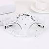 Creative Retro Half Face Mask Vintage Handmade Masquerade Mask Elastic Bands Rhinestone Halloween Party Mask