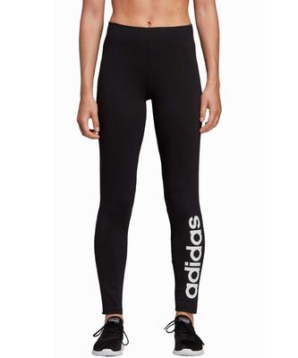 Adidas Women's Double Linear Logo Tights (FRU81), Black/White (DP2386), Size J/M (Japan Size M)