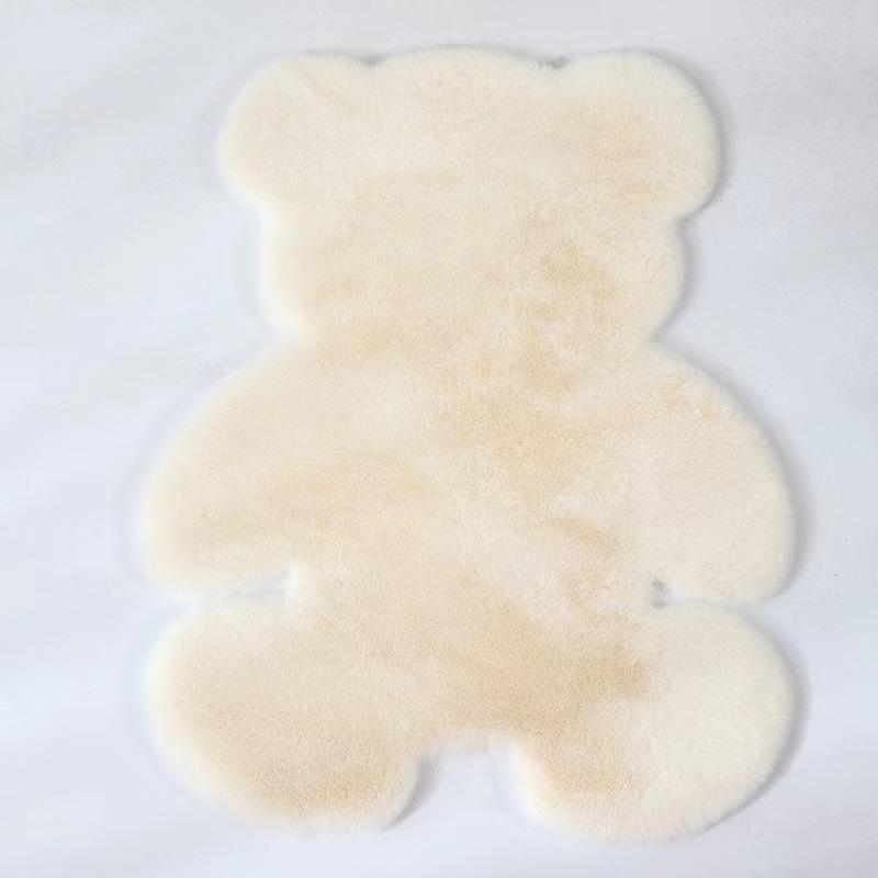 Rabbit Plush Cartoon Animal Carpet for Bedroom, Bay Window, or Children's Room