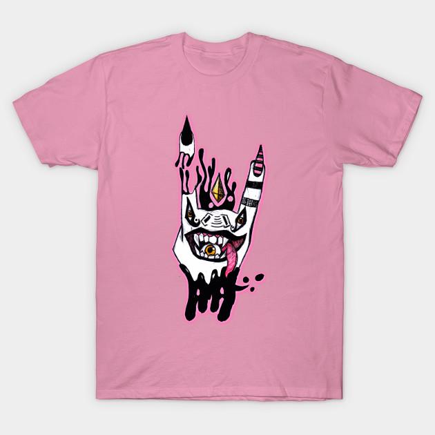 T Shirt Women Impish Devil The Hand That Feeds Harajuku Print Kawaii Tshirt Summer Short Sleeve Female T-Shirt Top Tee