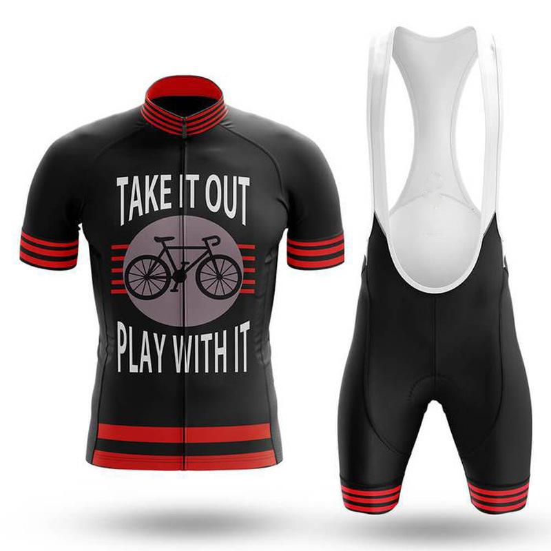 Cycling clothes short sleeve suits and cycling pants for outdoor riding