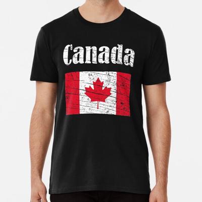 Kanada Kanadische Flagge Vintage Grafik - Canad S bis 5XL Hergestellt in der AU/USA T-Shirt
