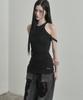 Inegi Contour Cross Strap Top (Black)