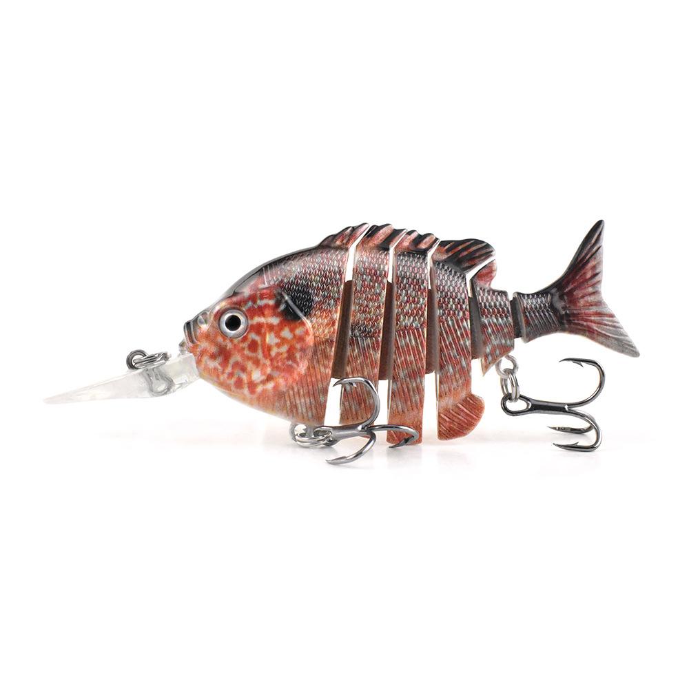 80Mm 16.8G Mini Long Tongue Board Sunfish Luya Bait Talk About Water Sea Fishing Bait Hard Bait Luya Bait Multi-Section