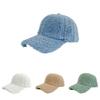 Lamb Womens Wool Baseball Cap Fleece Pure Color Warm Outdoor Autumn Winter