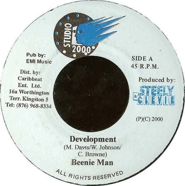 

7inch Record BEENIE MAN / WICKERMAN - Development / Bad Weather NONE Studio 2000 2000 Jamaica Reggae, Ska & Dub Used