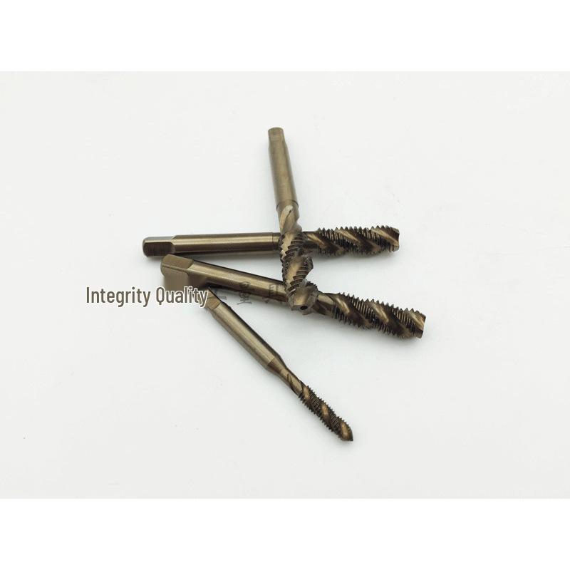 M35 Cobalt Stainless Steel Spiral Coffee Tap, Titanium Plated, Sizes M2-M12