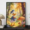 Disney Donald Duck Forest Mushroom Diamond Painting Art Kit Mosaic Handmade Diy Gift Home Decor