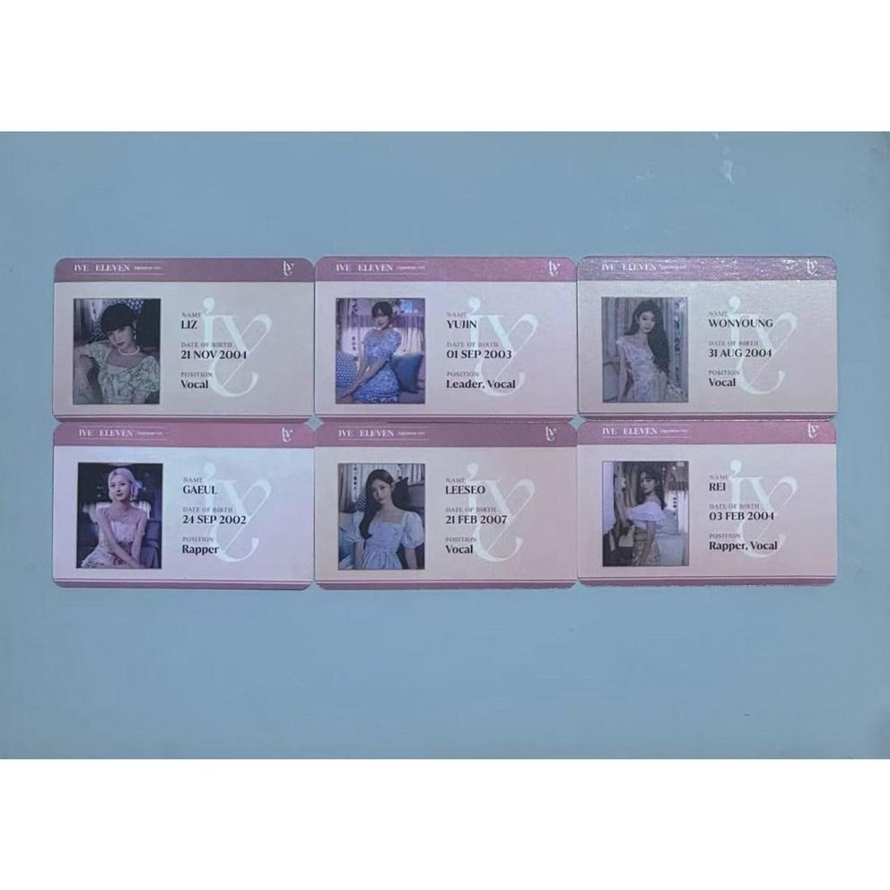 [CreeperCulture] Ive Eleven Album Photocard Set of 12 Korean and Japanese ID Photocards