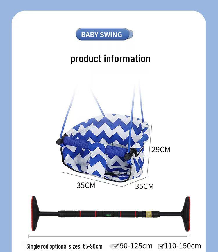 Children's Indoor/Outdoor Hanging Swing Chair for Babies & Toddlers