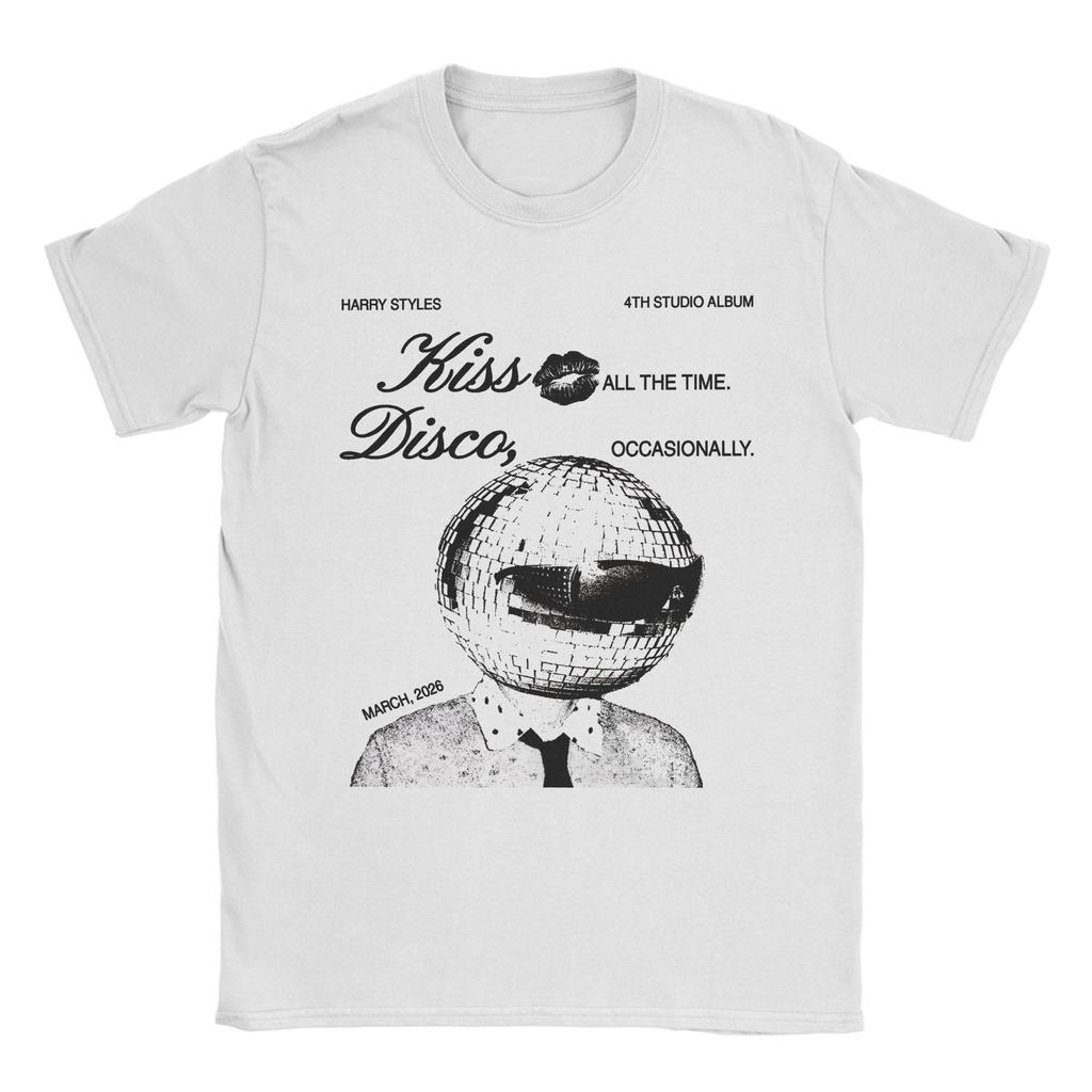 Unisex Unisex Kiss All The Time Disco T Shirts Harrys Music Styles 100 Cotton Clothes Vintage Short Sleeve Tees Gift Idea TShirts