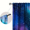 2-Piece Galaxy Tree Shadow Print Curtains Privacy Semi-Blackout Rod Pocket Drapes For Bedroom Living Room Study Kitchen - Modern