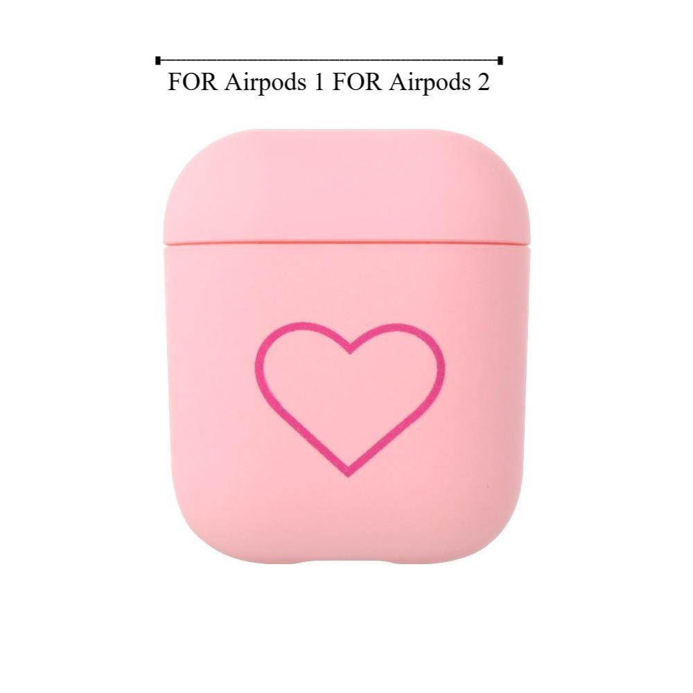 Urocze etui na Airpods w kształcie serca Etui na słuchawki w kształcie serca Modne etui na słuchawki DLA Airpods 1