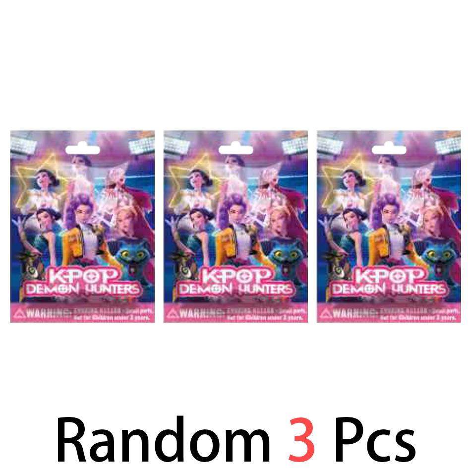 Anime 24 Stück Kpop Dämonenjäger Box Dämonenjäger Rumi Mira Zoey Tiger Spielzeug Schreibtischdekoration Statuen Ornament Kind Weihnachtsgeschenke