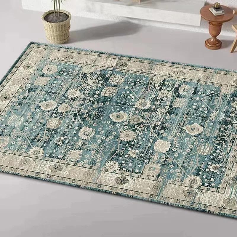

American Ethnic Print Soft Rug Non Slip Living Room Carpet for Home Decor Bedroom Hallway Hotel Sofa Coffee Table Mat 40x60cm