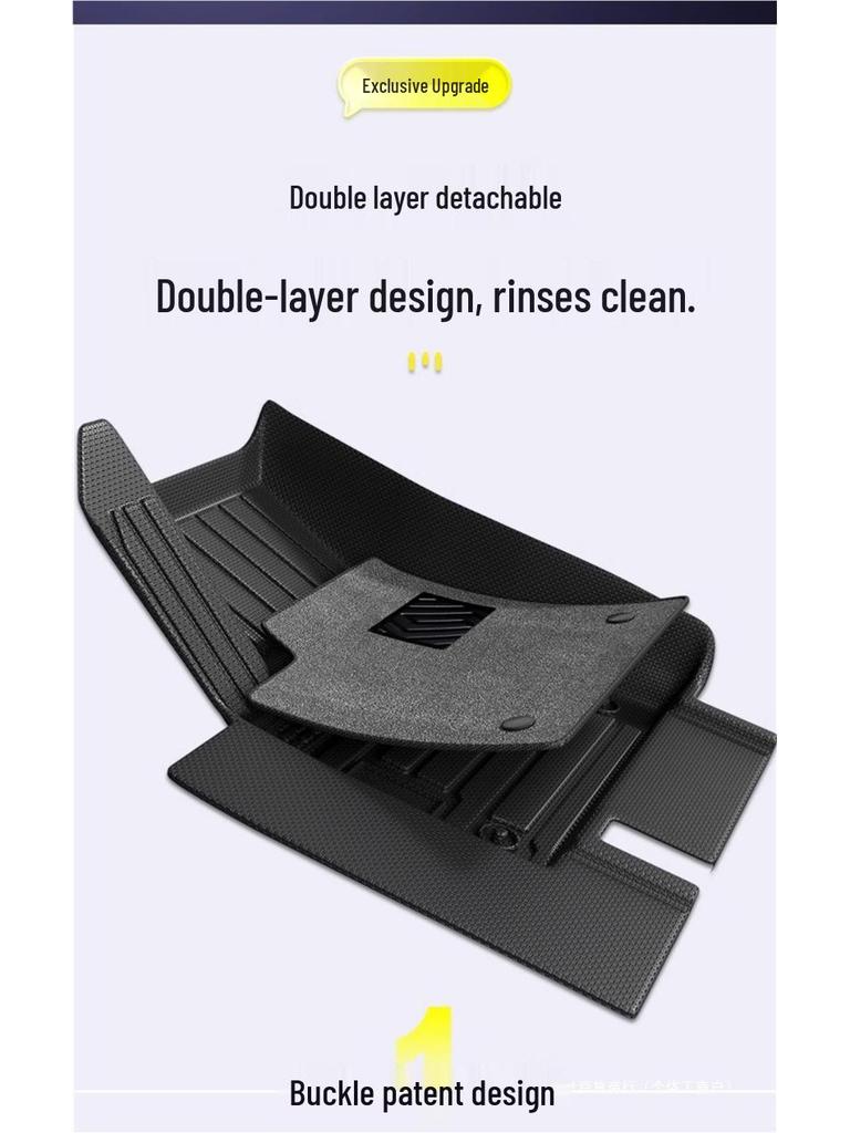 2025 Geely Star Wish TPE Floor Mats: Full-Coverage Car Interior Accessory.