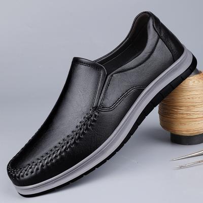 FashionGenuine Leather Man Casual Shoes Luxury Brand Men's Loafers Moccasins Breathable Slip On Driving Shoes New Leisure Walk Footwear