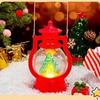 Durable Christmas Wind Lamp Santa Claus Desktop Christmas Lamp Christmas Lantern  Window Display