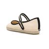 Eleganti Espadrillas Mary Jane Scarpe Piatte da Donna con Tomaia in Tela Traspirante Mocassini da Donna