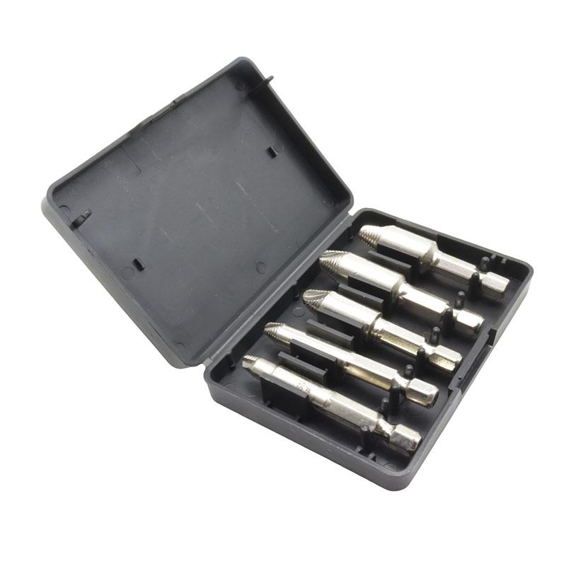 

Экстрактор сломанных винтов с бусинами, Инструмент для удаления сломанных винтов со скользящим зубом, Насадка-отвертка, Экстрактор с двойной головкой 1 Box 5 Pcs