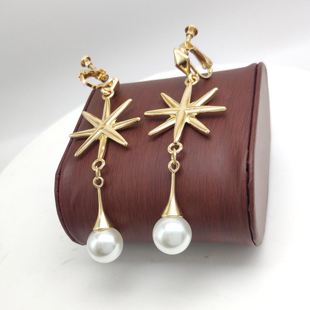 Star Rail Honkai Robin Earrings Ear Clips Cosplay Alloy Accessories Anime Cos