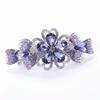 8.5cm Rhinestone Hair Clip Elegant Diamond Encrusted Ponytail Hair Clip Spring Loaded Large Size Diamond Encrusted Hair Clips