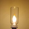 USB Flameless Flickering LED Candle Night Light Frosted Glass Portable Lamp for Holiday Party Home Car Decor