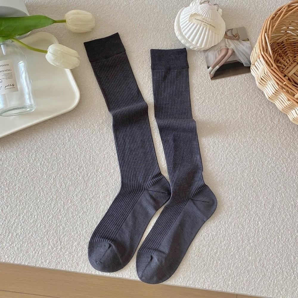 High Quality Long Socks Simple Style Casual Long Socks Fashion Knee High Socks For Girls