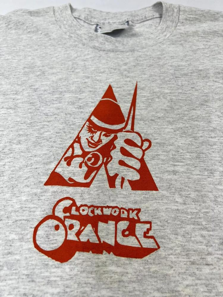 Оранжевый апельсин Унисекс Серая футболка Унисекс Футболка XL