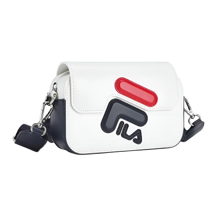 New FILA PU Crossbody Bag, Shoulder Bag Mini Women's White F13W539164F-WT