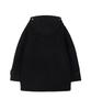 Montgomery Short Original Duffle Coat With Wooden - Black