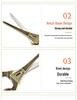 14cm Stainless Steel Eiffel Tower Shaped Scissors - Retro Thread Snippers & Tea Bag Cutters