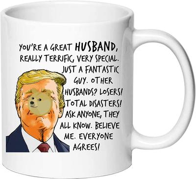 Husband Grandpa Mom Father And Mother'S Day Ceramic Coffee Mark Cup Tea Cup American Dad