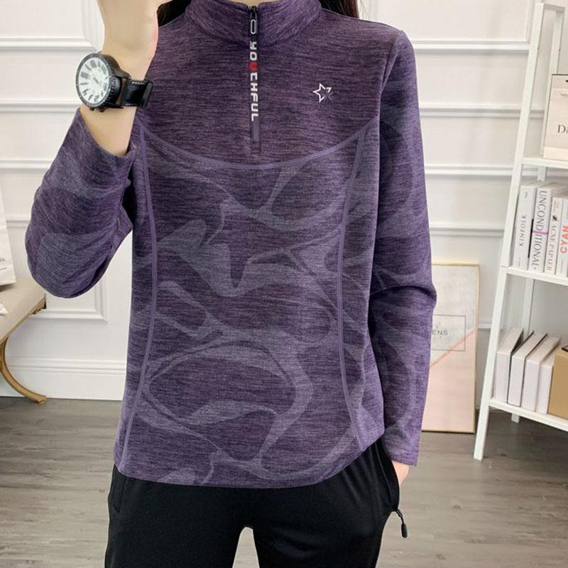 Sweatshirt for Women Cotton Oversize Quick-Dry Shirt Thickened Loose Round Neck Casual Pullover Long Sleeve Top Sweatshirt