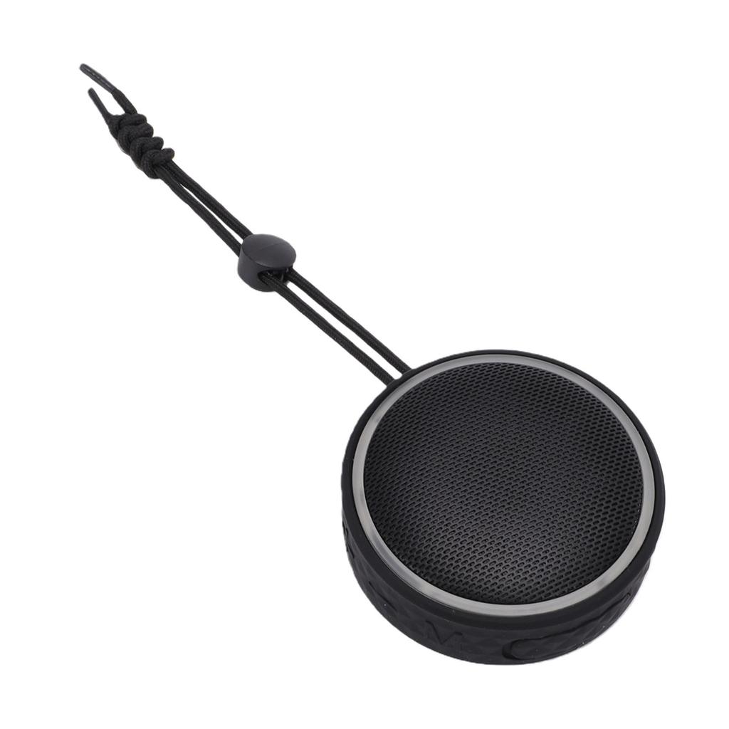 Bluetooth Duschlautsprecher Tragbar True Wireless Stereo Lautsprecher mit Saugnapf und Lanyard RGB Beleuchtung IPX6 Wasser