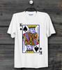 King Playing Card 100% Cotton T-shirt Mens Tees Top Logo Vintage Ideal Gift Cool Unisex 100% Cotton T-shirt Mens Tees Top B597